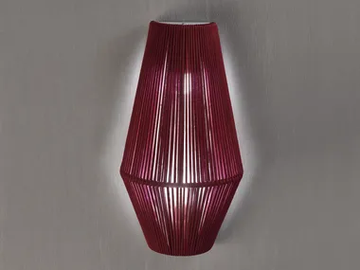 UKELELE - LED handmade rope wall lamp by Olé Lighting - view 2